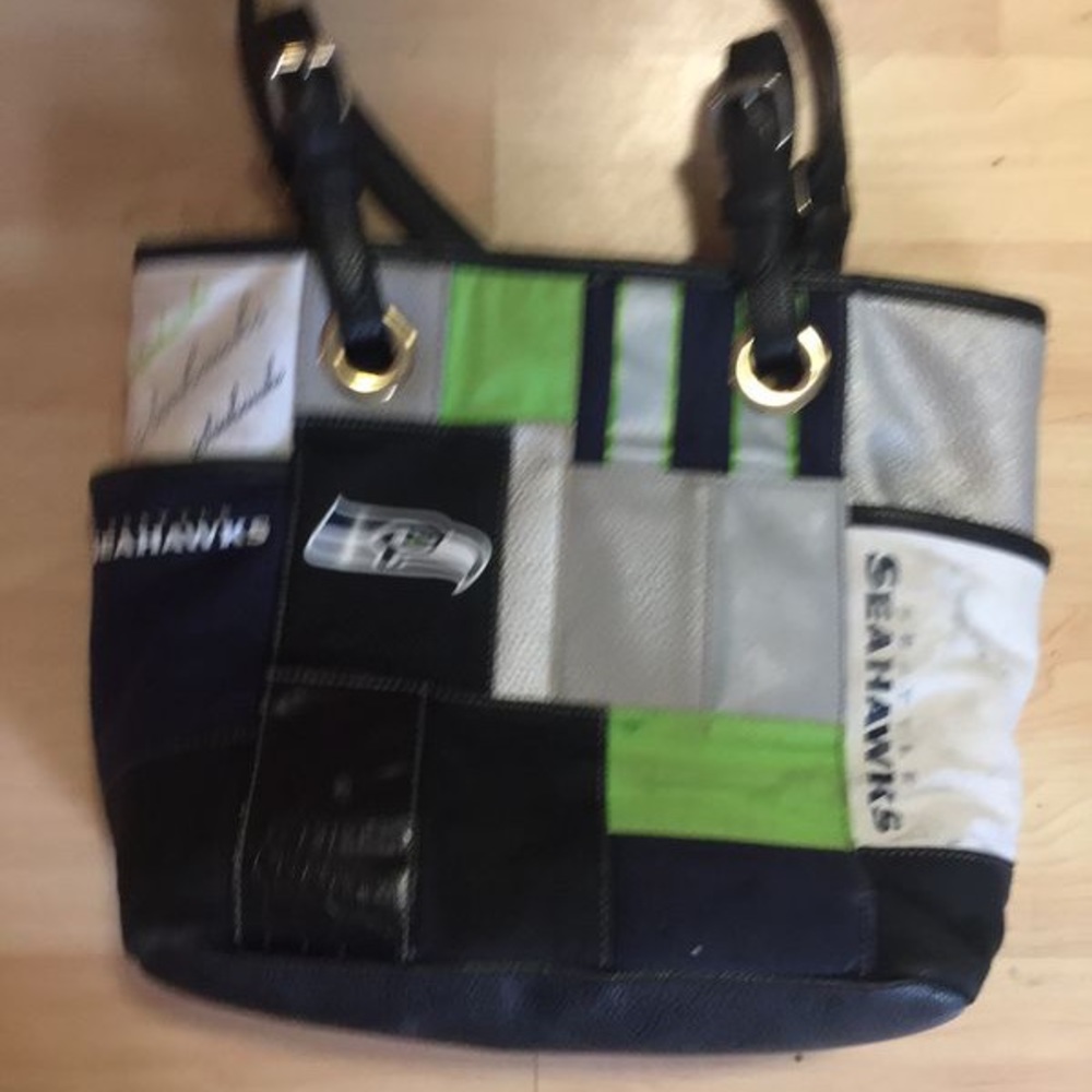 Gently used Seattle Seahawks purse